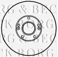 BORG & BECK bbd4702 -  Тормозной диск